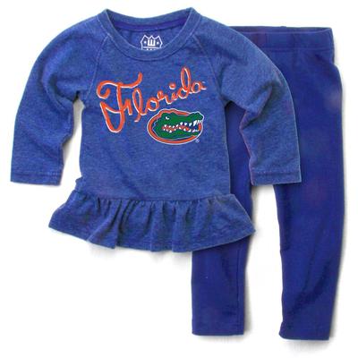 Florida Infant Long Sleeve Ruffle Hem Set
