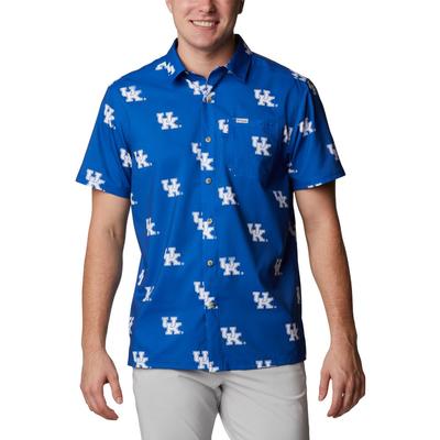 Kentucky Columbia Men's Super Slack Tide Printed Shirt