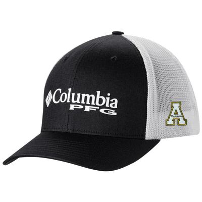 Appalachian State Columbia PFG Mesh Snapback Hat