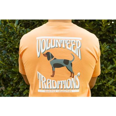 Tennessee Volunteer Traditions Wavy Bluetick Short Sleeve Pocket Tee
