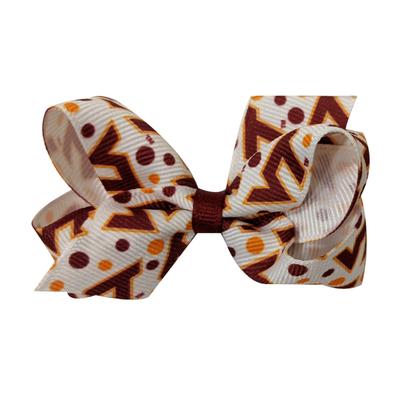 Virginia Tech Mini Print Bow