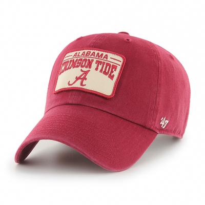 Alabama 47' Brand Clean Up Patch Adjustable Hat 