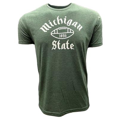 Michigan State Mitten 1896 Football Short Sleeve Tee