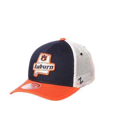  Auburn Zephyr Silverton Patch Trucker Hat