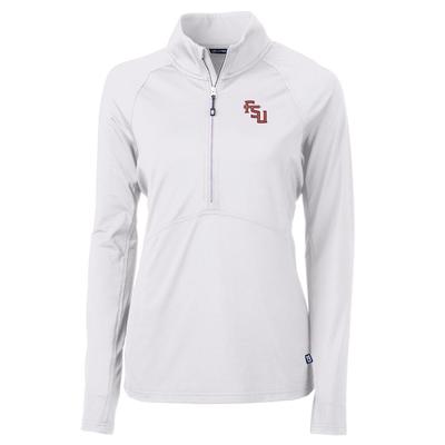Florida State Cutter & Buck Adapt Eco Half Zip Pullover
