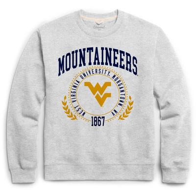 West Virginia League Essential Fleece Laurels Crew