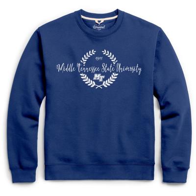 MTSU League Fleece Laurels Pullover