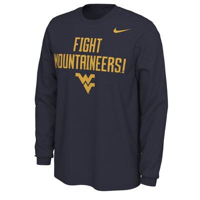 West Virginia Nike Men's Mantra Long Sleeve Tee