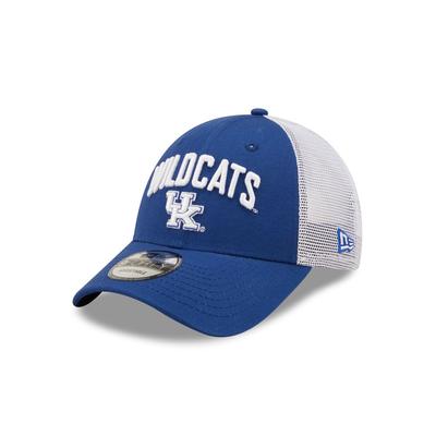 Kentucky New Era 940 Arch Wildcats Over Logo Trucker Hat
