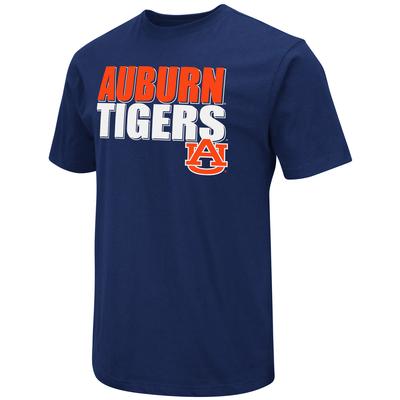 Auburn Colosseum Team Stack Over Logo Short Sleeve Tee