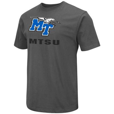 MTSU Colosseum Big Logo Over School Short Sleeve Tee