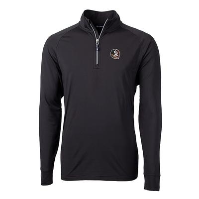 Florida State Cutter and Buck Adapt Eco Knit 1/4 Zip Pullover