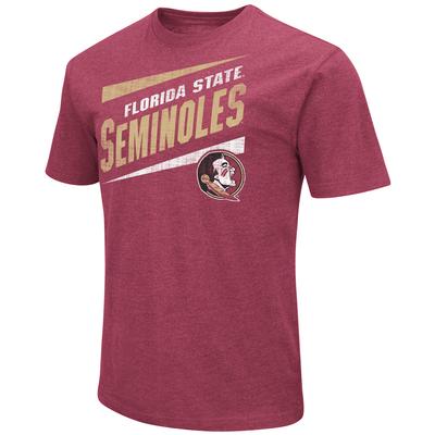 Florida State Colosseum Diagonal with Logo Short Sleeve Tee