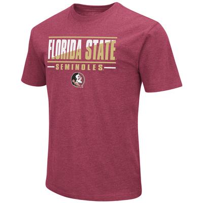 Florida State Colosseum Diagonal Over Logo Short Sleeve Tee