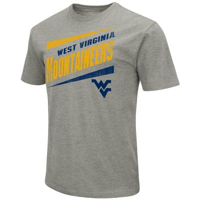 West Virginia Colosseum Diagonal Team Logo Short Sleeve Tee