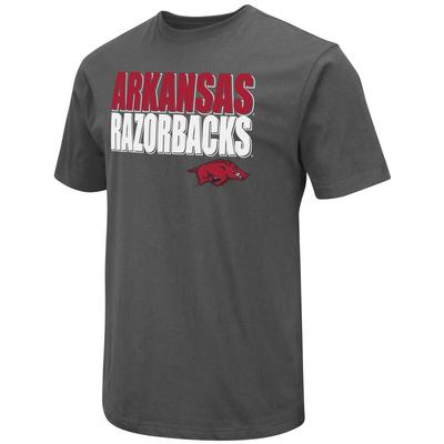 Arkansas Colosseum Team Over Logo Stack Short Sleeve Tee