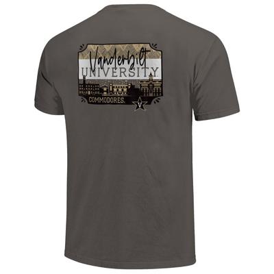 Vanderbilt Campus Skyline Pattern Comfort Colors Tee