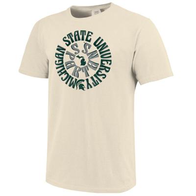 Michigan State Retro Rounds Short Sleeve Comfort Colors Tee