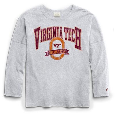 Virginia Tech League Clothesline Oversized Long Sleeve Tee