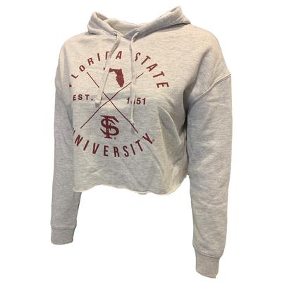 Florida State Uscape X Arch Crop Hoodie