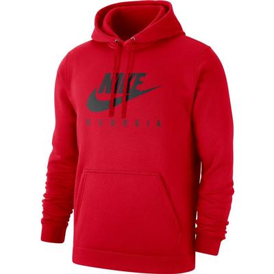 Georgia Nike Club Fleece Hoodie