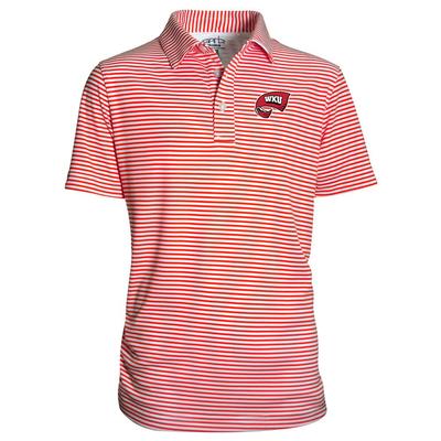 Western Kentucky Garb YOUTH Stripe Polo