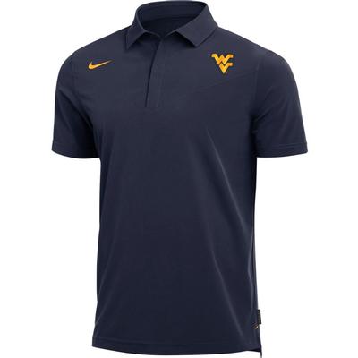 West Virginia Nike Men's Coaches Polo