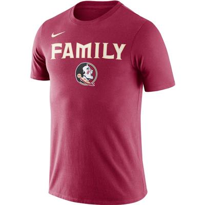 Florida State Family Nike Short Sleeve Tee