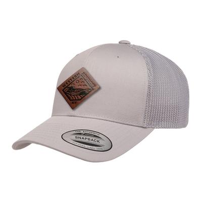 Uscape Western Kentucky Vintage Wash Faux Leather Patch Structured Trucker Hat