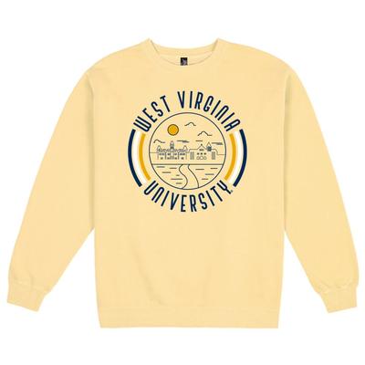 West Virginia Uscape Pigment Dyed Crew