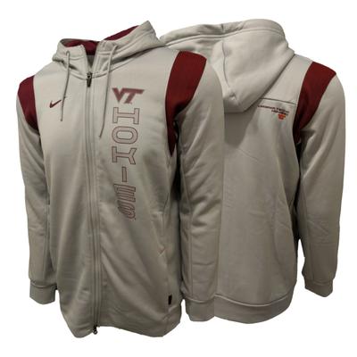 Virginia Tech Nike Men's Therma Full Zip Hoodie
