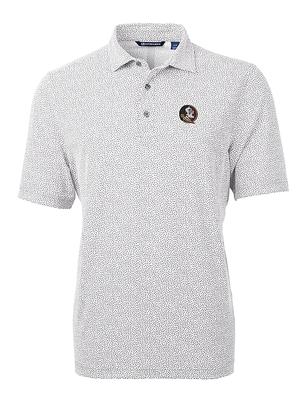 Florida State Cutter & Buck Virtue Eco Pique Botanical Print Polo