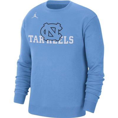 UNC Jordan Brand Men's Fleece Crew