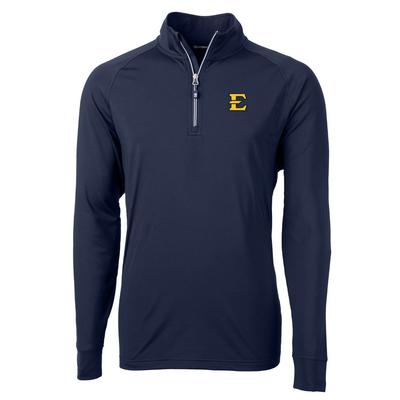 ETSU Cutter And Buck Adapt Eco Knit 1/4 Zip Pullover