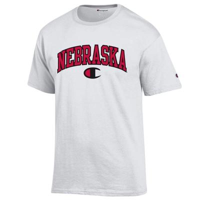 Nebraska Champion Logo Arch Tee