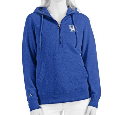 Kentucky Antigua Women's Action 1/2 Zip Hoodie