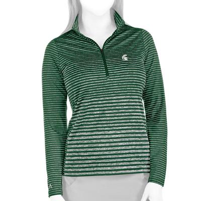 Michigan State Antigua Women's Perth 1/4 Zip Pullover