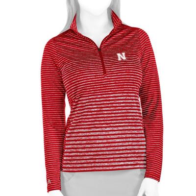 Nebraska Antigua Women's Perth 1/4 Zip Pullover