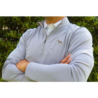 Tennessee Volunteer Traditions Bluetick Stripe 1/4 Zip Pullover