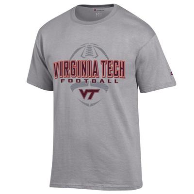 Virginia Tech Champion Men's Wordmark Football Tee