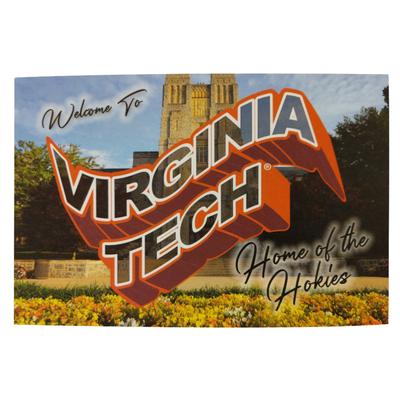 Virginia Tech Burruss Hall Postcard