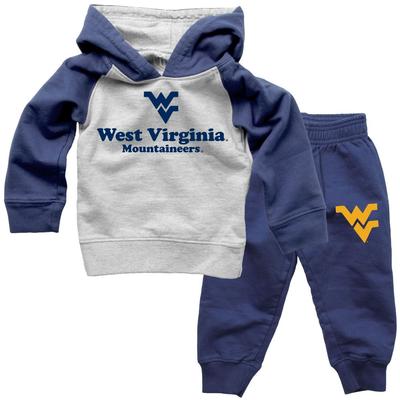 West Virginia Infant Fleece Hoodie and Pants Set
