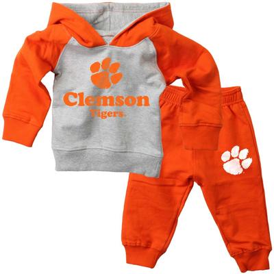 Clemson Infant Fleece Hoodie and Pants Set