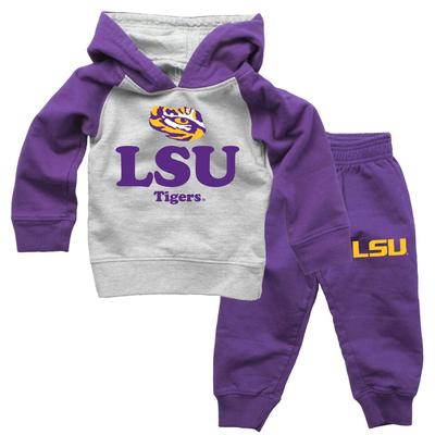 LSU Infant Fleece Hoodie and Pants Set