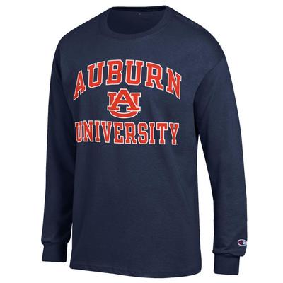 Auburn Champion Arch Logo Long Sleeve Tee
