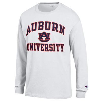 Auburn Champion Arch Logo Long Sleeve Tee