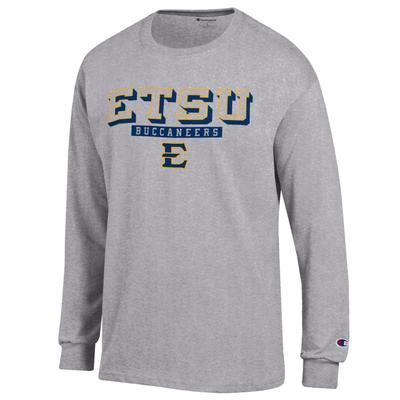 ETSU Champion Straight Stack Long Sleeve Tee