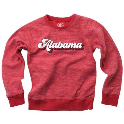 Alabama Kids Reverse Fleece Long Sleeve Pullover