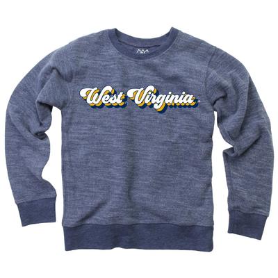 West Virginia Toddler Reverse Fleece Long Sleeve Pullover