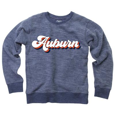 Auburn YOUTH Reverse Fleece Long Sleeve Pullover